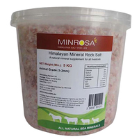 Minrosa Animal Grade Salt Granules Livestock Mineral Supplement 5kg image