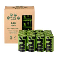 Oh Crap Dog Poop Compostable Dog Waste Bags Eco Friendly 240 Pack image