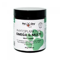 Pet Drs Phytoplankton Omega & Multi Meal Topper Cruelty Free for Dogs 80g image