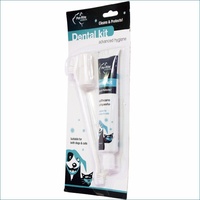 Pet-Rite Dental Kit Cats & Dogs Toothpaste & Finger Brush 70g  image