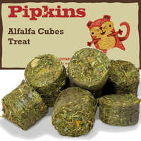 Petface Pipkins Alfalfa Cubes Treat for Rabbits Guinea Pigs Birds & Rats 500g image