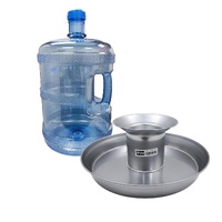 iPetz Stainless 304 Water Bottle Drinker Holder with Bottle for Poultry image