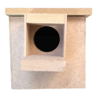 Avico Budgie Wooden Nest Breeding Box Birds Safe Space & Nesting image