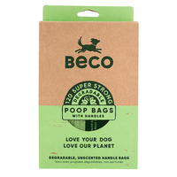 Beco Degradable Dog Poop Bags w/ Handles 120 Pack image