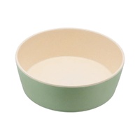 Beco Bamboo Printed Dog Bowl for Food & Water Fresh Mint Small image