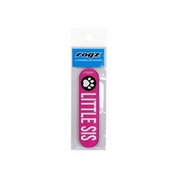 Rogz Personalised Pre-Made Little Sis Dog Badge Easy-to-Fit Small image