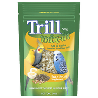 Trill Mix-In Egg & Biscuit Mix Feed Suppelement for Birds 500g 5 Pack image