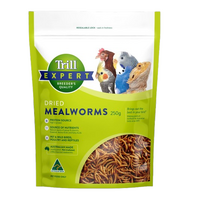 Trill Expert Dried Mealworms for Birds Poultry & Small Animals 3 x 250g image