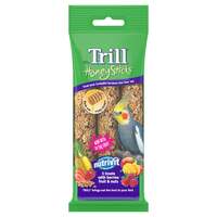 Trill Honeysticks Tasty Treats Bird Food for Cockatiels 105g 8 Pack image
