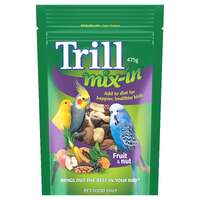 Trill Mix-In Fruit & Nut Blend Extra Nutrition Bird Food 475g 5 Pack image