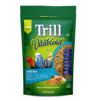 Trill Vitablend Pellets for Small Birds - Budgies Peachfaces & Lovebirds 2kg image