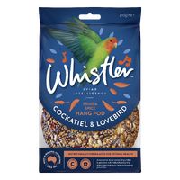 Whistler Cockatiel & Lovebird Hang Pod Bird Treat Fruit & Spice 8 x 210g image