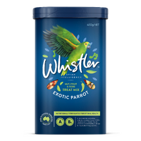 Whistler Exotic Parrot Treat Mix Bird Food Nut Fruit & Herb 8 x 450g image