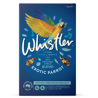 Whistler Exotic Parrot Seed Blend Bird Food Nut Vegetable & Fruit 1.2kg image