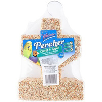 Lovitts Whistler Percher Treat Bird Seed Food Carrot & Apple 1.2kg image