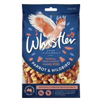Whistler Parrot & Wildbird Hang Pod Bird Food Tropical Fruit & Peanut 8 x 320g image