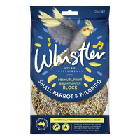 Whistler Small Parrot & Wildbird Block Bird Treat Peanuts Fruit & Sunflower 725g image