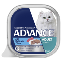 Advance Adult 1+ Wet Cat Food w/ Delicate Tuna 7 x 85g image