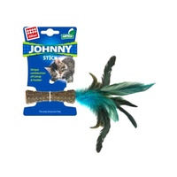 Gigwi Johny Stick Catnip with Colour Feather Interactive Play Cat Toy image