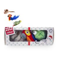 Gigwi Cat Christmas Gift Box Trio Interactive Play Cat Toy Set image