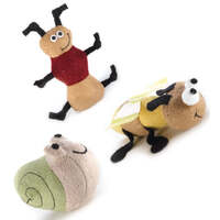Petface Catkins Garden Critter Interactive Play Cat Toy with Catnip image