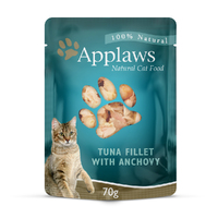 Applaws Natural Cat Food Tuna With Anchovy Pouch 70g 16 Pack  image