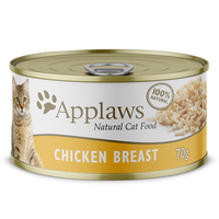 Applaws Natural Cat Food Chicken Breast Tin 70g 24 Pack  image