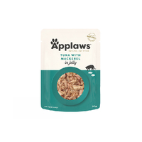 Applaws Wet Cat Food Tuna w/ Mackerel in Jelly 16 x 70g image