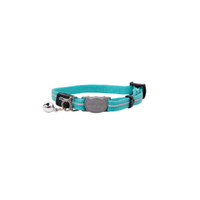 Rogz AlleyCat Reflective Durable Safety Collar for Cats Teal XS image