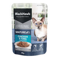 Black Hawk Mature 7+ Wet Cat Food Chicken & Tuna in Gravy 12 x 85g image