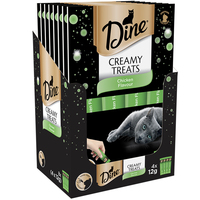 Dine Creamy Cat Food Treats Chicken Flavour 8 x (4 x 12g) image