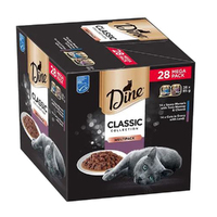 Dine Classic Collection Multi Pack Wet Cat Food Tuna Mornay & Lamb 85g x 28 image