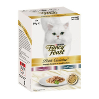 Fancy Feast Petit Cuisine Wet Cat Food Chicken & Turkey 6 x 50g image