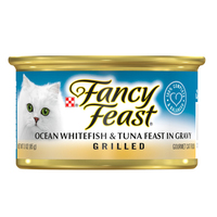 Fancy Feast Wet Cat Food Ocean Whitefish & Tuna Feast in Gravy 24 x 85g image