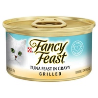Fancy Feast Wet Cat Food Grilled Tuna Feast in Gravy 24 x 85g image