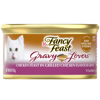 Fancy Feast Adult Gravy Lovers Wet Cat Food Chicken Feast in Grilled 24 x 85g image