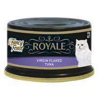 Fancy Feast Royale Wet Cat Food Virgin Flaked Tuna 85g x 24  image