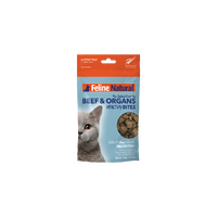 Feline Natural NZ Beef & Organs Healthy Bites Grain-Free Natural Cat Treats 50g image