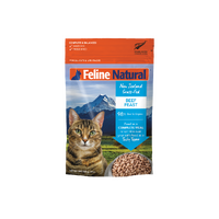 Feline Natural NZ Beef Feast Grain-Free Freeze-Dried Cat Food 320g image
