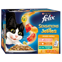 Felix Sensations Jellies Mixed Menu Cat Food 85g x 12  image