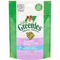 Greenies Feline Dental Cat Treats Succulent Shrimp Flavour 10 x 60g image