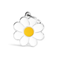 My Family Charm Big Daisy Personalised ID Tag Dog & Cat Collar Accessory image