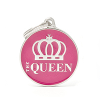My Family Charm Queen Pet ID Tag Collar Accessory image