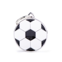 My Family Charm Soccer Ball Personalised ID Tag Dog & Cat Collar Accessory image