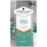 Ivory Coat Adult Inspired by Raw Indoor & Hairball Support Cat Food 12 x 85g image