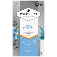 Ivory Coat Adult Inspired by Raw Gut & Digestion Cat Food Chicken 12 x 85g image