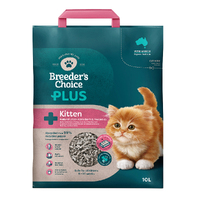 Breeders Choice Plus Natural & Non Toxic Pet Kitten Litter 10L image