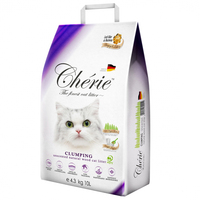 Cherie Clumping Wood Unscented Cat Litter 10L  image