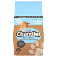 Chandler Soft Natural Australian Made Kitten Litter 15L image