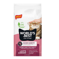 Worlds Best Cat Litter Clumping Formula Odor Control Unscented 6.8kg image